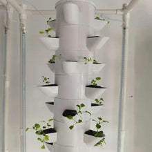 FLTRGO Hydroponics Tower, 45 Holes Aquaponics Grow System, Hydroponic Growing System, Soilless Cultivation Growing System, Garden Tower Aeroponics Growing Kit