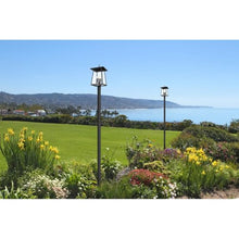 Z-Lite 5015PHBR-5009P96 Rainer 4 Light 119" Tall Post Light - Black