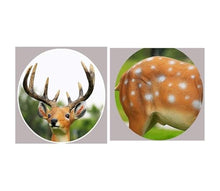 HANMENGYUAN Outdoor Statue Outdoor Statues Sika Deer Animal Sculpture Garden Crafts Decoration Lawn Statue Ornament Garden Decor