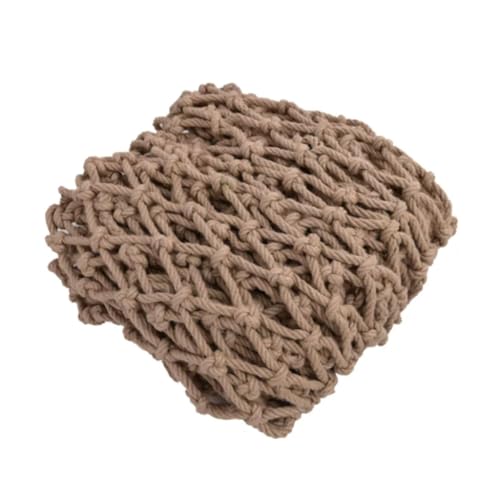 Hemp Rope Net Kids Climbing Safety Net Child Safety Rope Netting Balcony Stairs Fence Garden Playground Protection Heavy Duty Net Indoor And Outdoor Decor Rope Net, Rope Thickness 10mm Mes(Size:9x11m)