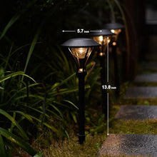 GOODSMANN Landscape Lighting Low Voltage Path Lights 1 Watt LED 60 Lumens Landscape Lights with Metal Stake Connector for Garden Yard Patio Area Outdoor Lighting (8 Pack) 9920-2104-08