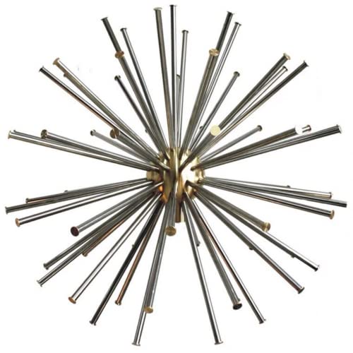 Drincoshow Fountain Nozzle Crystal Ball Brass & Stainless Steel 3" SS304