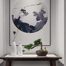 LSHAOBO Simulation Bonsai Tree Simulation Branches Realistic Green Leaves Creative Art Living Room Study Potted Ornaments