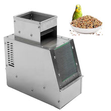 Bird Feed Blown Shell Splitter, Birds Feed Wind Sheller Selection Screening Machine with 2 Gear Speed Adjustable Fan, Adjustable Discharge Port, for Millet/Miscellaneous Grains/Melon Seeds