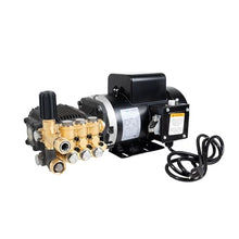 Canpump 1500 PSI 2.2 GPM Pressure Washer Pump Assembly with 2 HP 120 V Motor – Triplex Pump, External Unloader – Includes 30-ft Hose, Spray Gun, Wand & 5 Nozzles – For Cars, Driveways, Decks & Patios