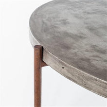 Moe's Home Collection Mendez Contemporary Stone Outdoor Coffee Table in Gray
