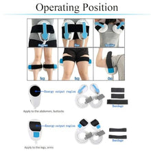 SCAUA Body Massager Beauty Machine for Abdomen Buttock Upper Arm Thigh Gym Equipment White