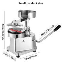 Eiwitany Commercial Hamburger Patty Maker Burger Forming Machine Home Large Manual Beef Meat Forming Processor Stainless Steel Grill Burger Press Tool (Light Blue Blue4)