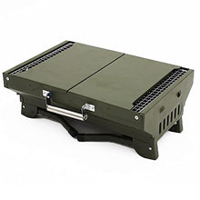 Portable Charcoal Grill Outdoor BBQ Grills Cooking Stainless Steel Folding Camping Grill for Campfire Picnic Hiking Grill Tool