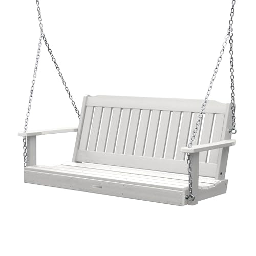 Highwood AD-PORL1-WHE Lehigh Porch Swing, 5 Feet, White