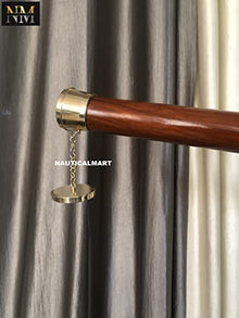 NauticalMart Floor Standing Solid Brass/Leather Griffith Astro Telescope 64