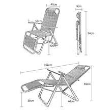 FENOKD Rocking Chair Rocking Chair Folding Chair Lounger PE Rattan Steel Frame Beach Deck Chair Garden Chair Interesting