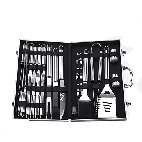 SDVantage BBQ Grill Accessories, Grill Utensils Set, 26PcsStainless Steel BBQ Tools Set for Men & Women Grilling Accessories Camping Backyard Barbecue