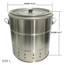 barrel smoker Smokeless Barbecue Hanging Grill With 28 Skewers Stainless Steel Charcoal BBQ Stove Charcoal Braised Grill Barrel Large Capacity Portable 360° All Round Roasting Oven (Size : 42cm*39cm