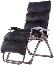 Lightweight Sun Loungers Lounge Chairs Sun Lounger/Zero Gravity Patio Lounger ChairOversized Outdoor Folding Deck Chair Reclining Garden Chair Home Lounge Chair (Color : Red) (Black)