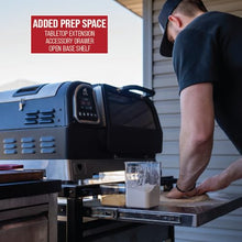 GRILLA Pie-Ro Pizza Oven Outdoor Prep Cart with Stainless Steel Construction, Added Workspace, Accessory Storage, for Pizza Cooking, Food Preparation, and Storage