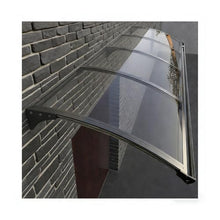 Patio Awning Canopy Outdoor Durable Polycarbonate UV Rain Snow Shield 65x140cm for Door Windows Exterior