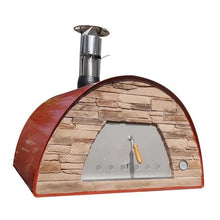 Authentic Pizza Ovens Maximus Prime Arena Portable Wood-Fired Outdoor Pizza Oven, Handmade in Portugal, Stainless Steel Chimney, Pizza Peel, Thermometer, Extra Floor Tile & Baking Dish Included
