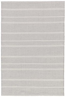 Dash & Albert Samson Grey Striped Handwoven Indoor/Outdoor Rug, 8'6"x11'6"