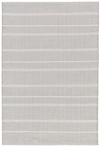 Dash & Albert Samson Grey Striped Handwoven Indoor/Outdoor Rug, 8'6"x11'6"