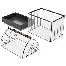 H Potter Extra Large Glass Terrarium Wardian Case, 22.6 Inch Tall