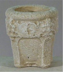 CC Outdoor Living Set of 2 Limestone Finished Outdoor Decorative Urn Planters 37" Ivory