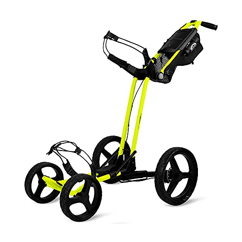 Sun Mountain Pathfinder 4 Golf Push Cart Atomic Yellow