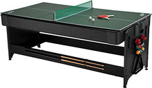 Fat Cat Original 3-in-1 Pockey Multi-Game Table - Air Hockey, Billiards, Table Tennis Green