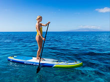 Scott Burke Inflatable Stand Up Paddle Board I-SUP Blue/Yellow