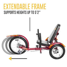 MOBO Triton Recumbent Trike Red