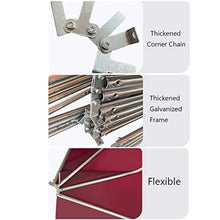 2pcs Water-Resistant Folding Awning Canopy for Doors & Windows Outdoor Patio Cover Weatherproof Shelter awnings