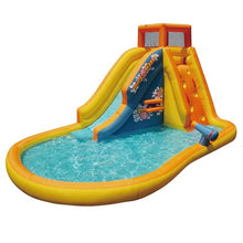 BANZAI Duck Blast Inflatable Water Park with Waterslide and Water Cannon Multi