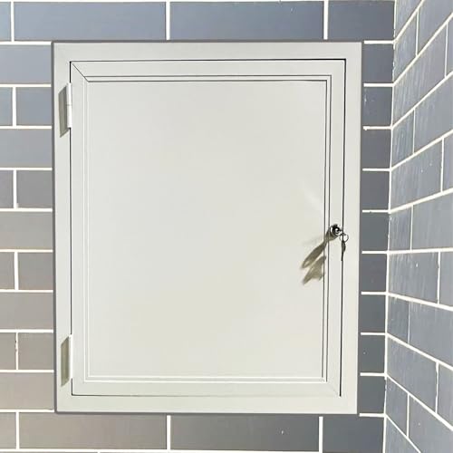 Innovz Outdoor Access Panel Attic Crawl Space Access Door, Soundproof Aluminum Honeycomb Panel Access Hatch, Celling or Wall Hole Cover Flush Mount(16x40in(41x102cm))
