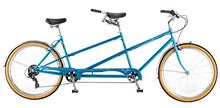 Schwinn Twinn Classic Tandem Adult Beach Cruiser Bike Blue