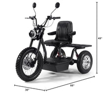 MotoTec Electric Trike 60v 1800w Black