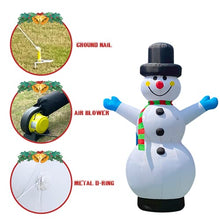 OZIS 13Ft Tall Inflatable Snowman Decoration White