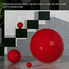mirror finish garden ball,gazing balls, Stainless Steel Hollow Ball,Seamless Mirror Polished Ball Mirror Ball,for Home Garden Ornament Decoration Party(Red (Color : Red) ( Color : Red , Size : 380mm