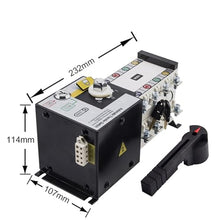 DWFSKZKV Supply 4P 100A 100amp ATS Generator Dual Power Automatic Transfer Switch Circuit Breaker AC220V Single Three Phase 380V
