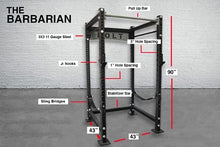Bolt Fitness Supply Barbarian Full Power Rack Black