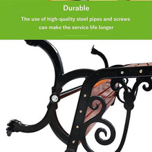 ERoomQ Outdoor GThe Bench,Outdoor Bench Patio Bench, Front Porch Furniture, Park Outdoor Benches, Square Chairs Patio Seating Area Benches (1.5m)