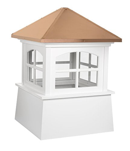 Good Directions Huntington Vinyl Cupola with Copper Roof White/Off-white 60" x 85