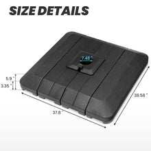 OROTLECT 350 Lb. Plastic/Acrylic Free Standing Cantilever Umbrella Base