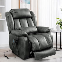 UOPYNE Extra Large Dual Motor Power Lift Recliner with Heat & Massage