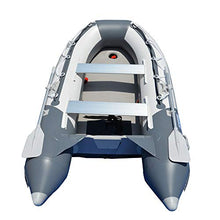 BRIS 10.8 ft Inflatable Boat Dinghy Yacht Tender Raft Gray with White