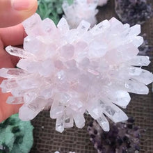 FOTCFATEV Stone White Crystal Clusters Ornament(Size:10pcs)