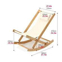 Armchair Chair, Zero Gravity Chairs Indoor, Wooden Mid Century Modern Accent Chair Reclining Patio Reclining Chair Folding Portable Chaise For Living Room Yard Balcony (Color : Style2)