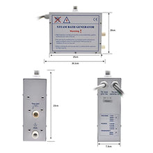 Sauna Steam Generator 3KW Split Shower Cabinet Steam Bath Sauna Generator for Bathroom Home Spa Waterproof IP4 Black Steam Controller Sauna Accessories