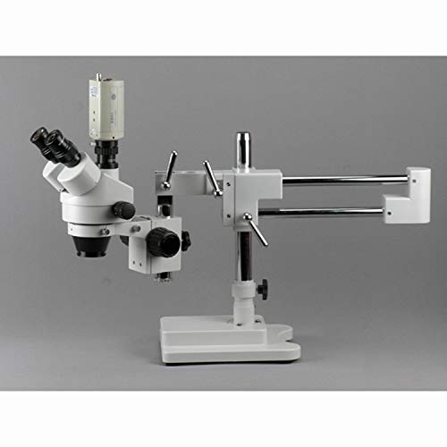 AmScope SM-3TY Trinocular Stereo Zoom Microscope 7X-90X Magnification