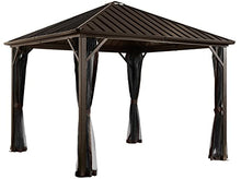 Sojag Outdoor 8' x 8' Dakota Hardtop Gazebo Dark Brown
