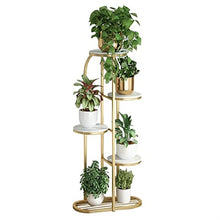 RWGOVLU Flower Stand Living Room Floor-to-Ceiling Flower Stand Wrought Iron Balcony Multi-Storey Indoor Green Dill Flower Pot Stand Plant Stand